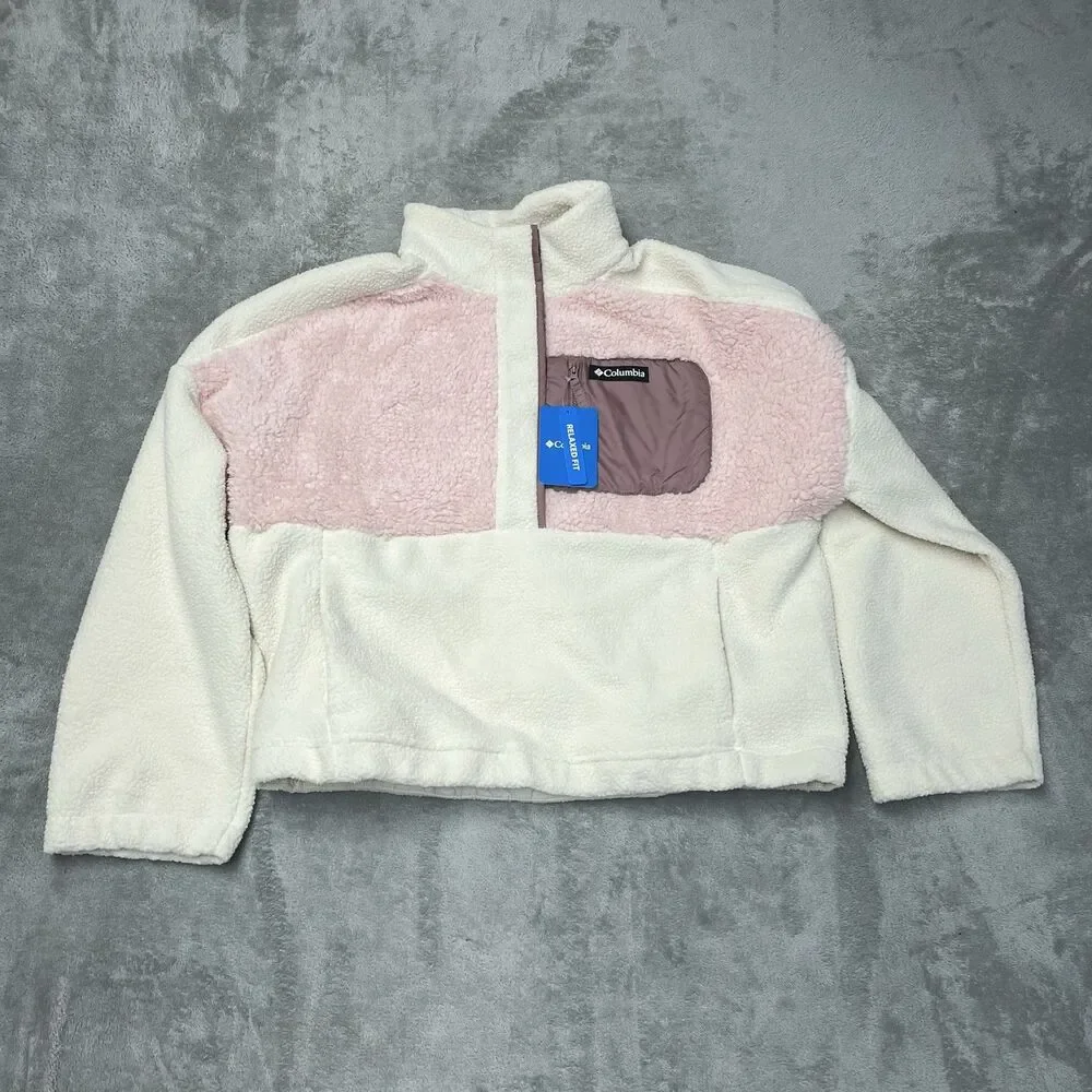 Columbia Women's XL Activewear Sweatshirt Pink H0970 - Picture 1 of 6